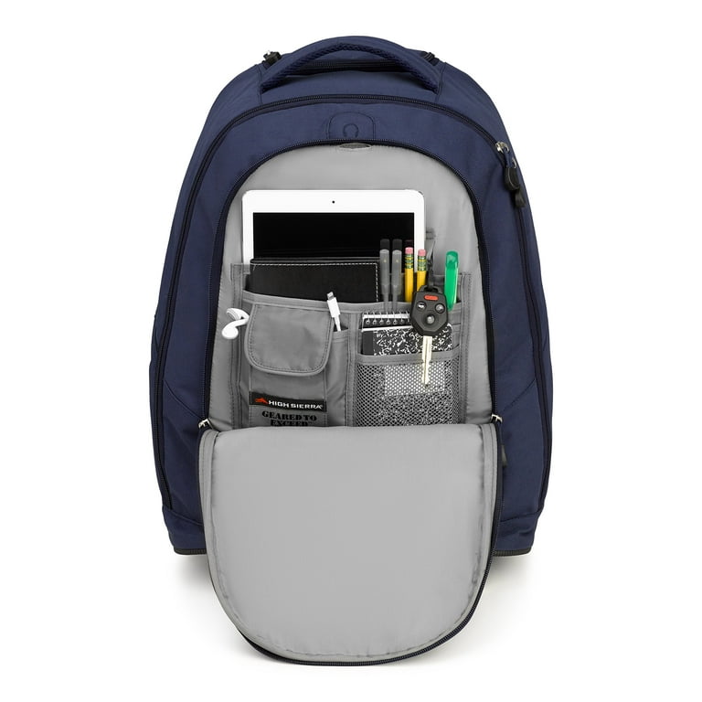High Sierra Chaser Wheeled Backpack True Navy Walmart