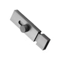 thumbnail image 5 of Dualoai Door Latch Aluminum Alloy Slide Latch Lock for Bathroom Hotel Indoor Outdoor gray, 5 of 9