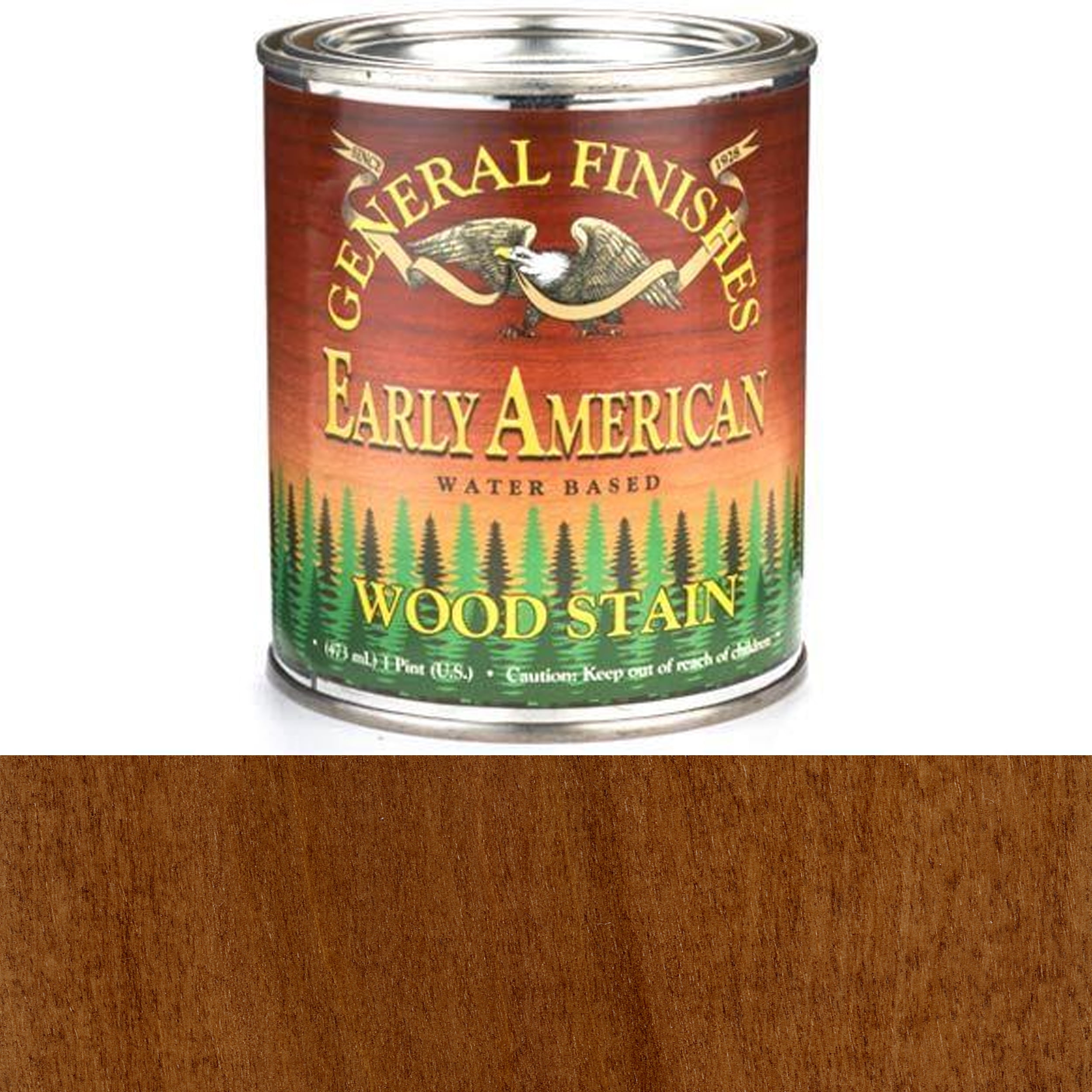 General Finishes SemiGel Wiping Stains, Water Based, Early American