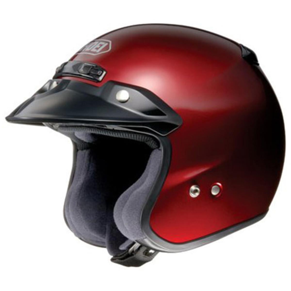 Shoei RJ Platinum R Light Silver Open Face Helmet Small