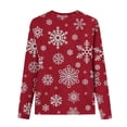 thumbnail image 4 of Lovskoo Children's Christmas Sweatshirt,Kids Round Neck Long Sleeved Sweatshirts Top With Patterns 1 Years Red, 4 of 4