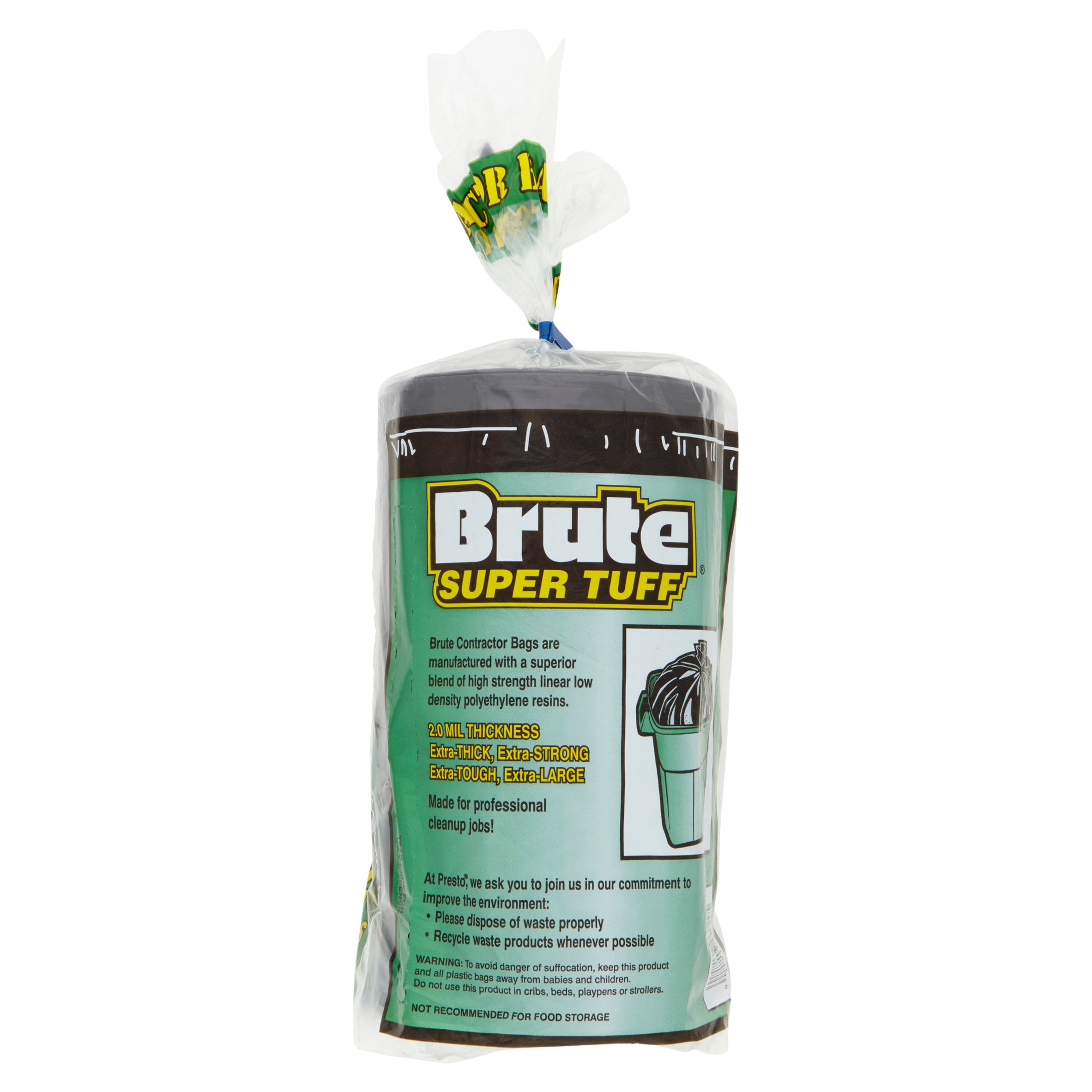4 Pack Brute Super Tuff 45gallon Contractor Bag Thick Strong Tough 20