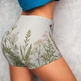 thumbnail image 4 of Kdxio Herbs and Wildflowers Print Workout Shorts for Women Seamless Soft Smooth Gym Yoga Scrunch Active Shorts, 4 of 9