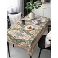thumbnail image 6 of Boho Table Cloth, Green Brown Ethnic Tribe Abstract Vintage Western Waterproof Tablecloth for Rectangle Tables, Reusable Washable Fabric Table Cover for Restaurant Kitchen Dining Tables 54"x108", 6 of 6