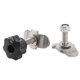 thumbnail image 1 of Espárragos Roscados De Doble Orejeta, Límite De Carga De Trabajo De 1800 Libras L Accesorios De Tuerca De Espárrago De Riel Recubrimiento Brillante M8x35 Mm Para Carga De, 1 of 7