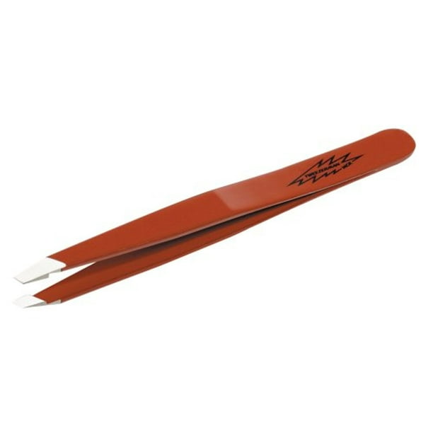 Tweezerman Tweezerman Stainless Steel Slant Tweezer, Red Walmart