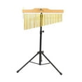 thumbnail image 2 of Yinanstore Carillons de Percussion, Instrument de Percussion Musical Portable Support Réglable Robuste Carillon de Bar Classique Rangée Unique pour Performance Support Noir 25 Notes, 2 of 8