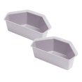 thumbnail image 1 of Oleegame 2PC Spoon And Lid Rest Kitchen Leaking Basket Triangular Kitchen Waste Leaking Basket Sink Side Shelf Gray, 1 of 6