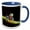 Blue/White, variant on 3drose, Very Colorful Tropical Frog Closeup, 11oz Two-tone Blue Mug