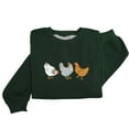 thumbnail image 1 of WEAIXIMIUNG Sweat à Demi-Zip pour Femmes Sans Capuche Décontracté Imprimé Col Rond, 1 of 3