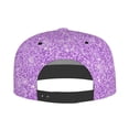 thumbnail image 4 of Balery Baseball Cap Flat Bill Hats for Men Adjustable Size for Running Workouts and Outdoor Activities All Seasons Dad Hat(Lilac Glittering ), 4 of 9