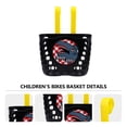 thumbnail image 3 of Kids Bike Front Basket Plastic Detachable Bike Handlebar Basket Storage Basket, 3 of 7