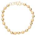 thumbnail image 1 of 1 unid Accesorios de pulsera de titanio chapado en oro Impreso Cuentas de Buda Forma Suministros de joyería de cadena de mano para mujeres Damas (Dorado), 1 of 6