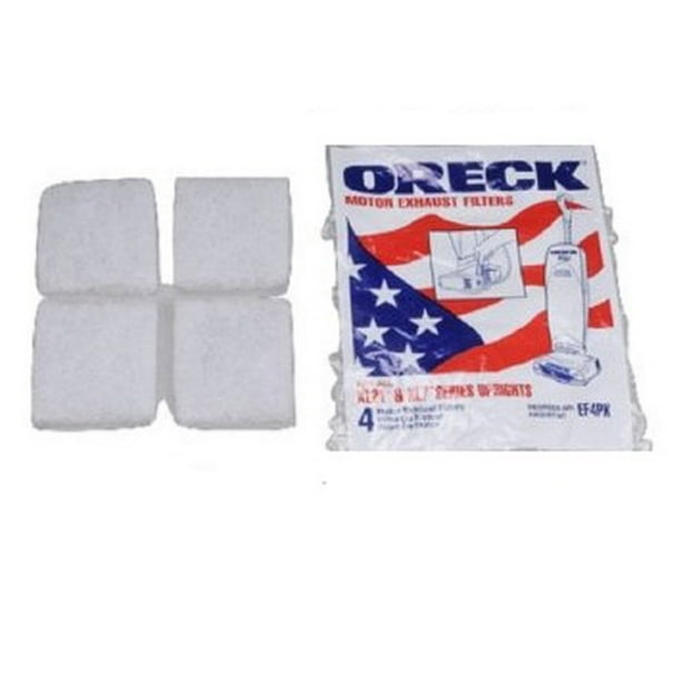 Oreck Xl21 Series Upright Vacuum Motor Filters 4 Pk Part EF4PK