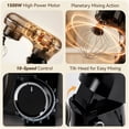 thumbnail image 5 of Stand Mixer 5.5Qt 3-In-1 Kitchen Mixer with Flat Beater, Dough Hook, Balloon Whisk, Electric dough mixers are suitable for home use., 5 of 14