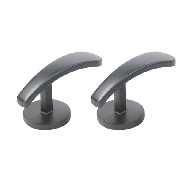 Inteprter 2 ganchos de metal montados en la pared para colgar en la pared. Decoración del hogar Negro