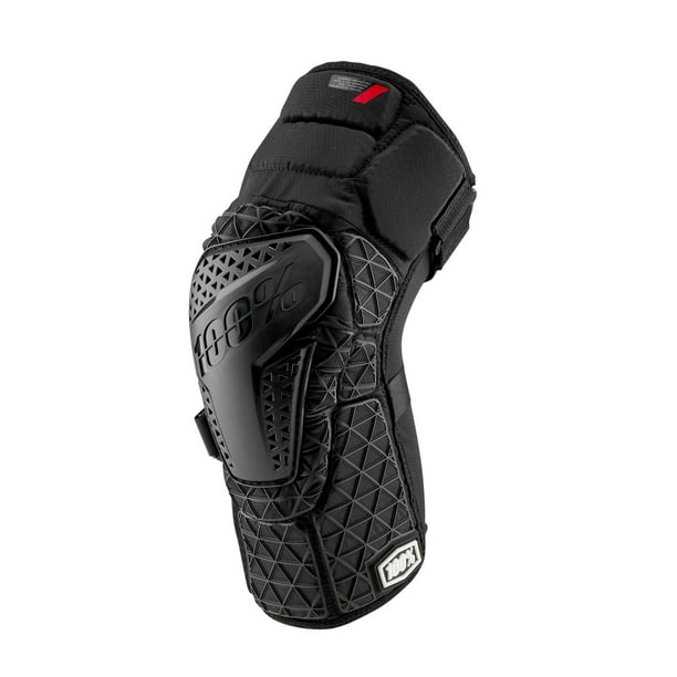 Rodillera para Mountain Bike 100% Surpass - Protección para MTB y BMX - Plástico Duro de Alta Resistencia y Espuma Absorbente Smartshock