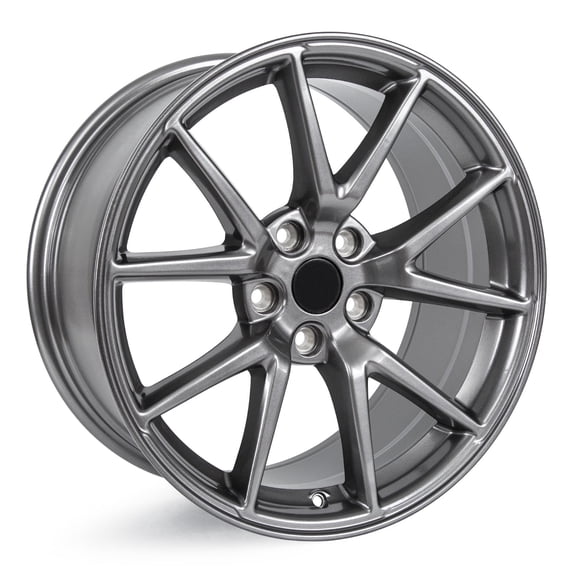 18" Wheel Rim for Tesla Model 3 2017-2021 Alloy 18x8.5inch 5-Lug Gray Rim