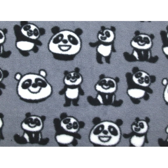 Minerva Polar Fleece Fabric Grey - per yard