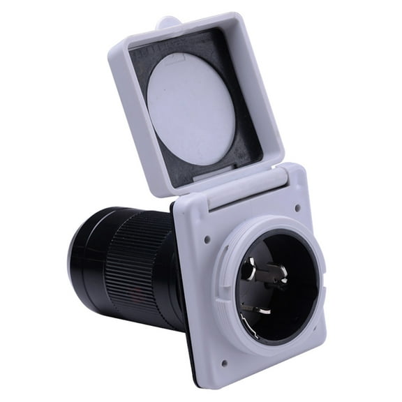 New RV Power Inlet 50 Amp 125/250V Marine Twist Lock White A10-50invp RV129R