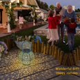 thumbnail image 3 of Go2Garden Linternas Solares Grandes Para Exteriores, Impermeables, 800 Mah, Luces Colgantes Para Jardín, Linterna Decorativa De Metal Para Mesa, Patio, Fiesta, Decoraciones Diwali, Regalo De Navidad (, 3 of 5