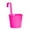 Hot Pink, variant on OAVQHLG3B Flower Pots,Hanging Flower Pots, Garden Pots Balcony Planters Metal Bucket Flower Holders - Detachable Hook