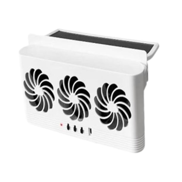 Ventilador de de la ventana del automóvil USB y Ventilador de enfriamiento de automóvil con energía solar Camión Fácil instalación de 5000 rpm