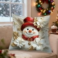 thumbnail image 4 of Christmas Throw Pillow Covers 18x18" Christmas Pillow Cover Holiday Decoration Party Supplies, 4 of 7