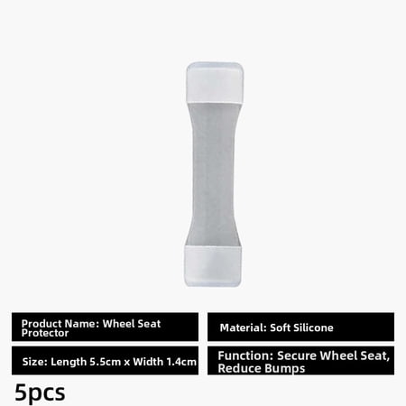 5PCS Fishing Reel Seat Protector Silicone Cover for Casting Reel Baitcasting