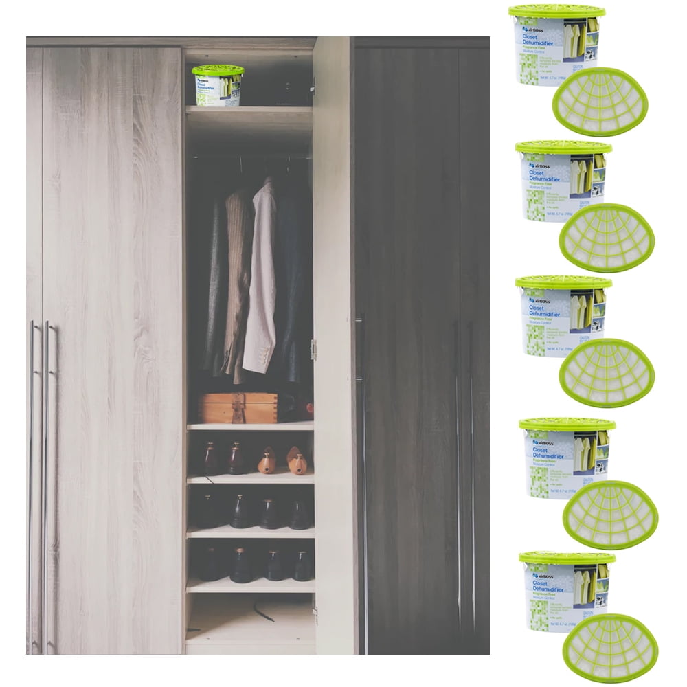 5 Air Room Dehumidifier Moisture Absorber Odorless Portable Closet Kitchen 6 7oz