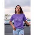 thumbnail image 2 of Be Kind Nice Good Badge Shaped T-Shirt Women -Image by Shutterstock, Female Small, 2 of 4