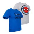 thumbnail image 3 of Playera Spiderman para Niño Juvenil, Estampados de Moda Gris Jaspe y Azul Rey 2 pack Talla 16, 3 of 3