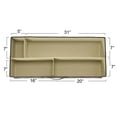 thumbnail image 3 of Household Essentials Gift Wrap Organizer with Lid, Natural and Brown, 3 of 12