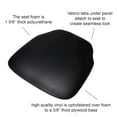 thumbnail image 2 of CSP Commerical Seating Products Black Vinyl Cushions Chairs, 2 of 3