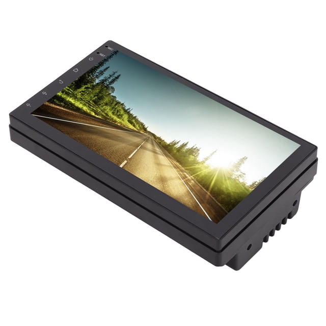 Reproductor multimedia para automóvil, pantalla táctil de 7 pulgadas, receptor de radio para automóvil, navegación para automóvil, rendimiento finamente sintonizado