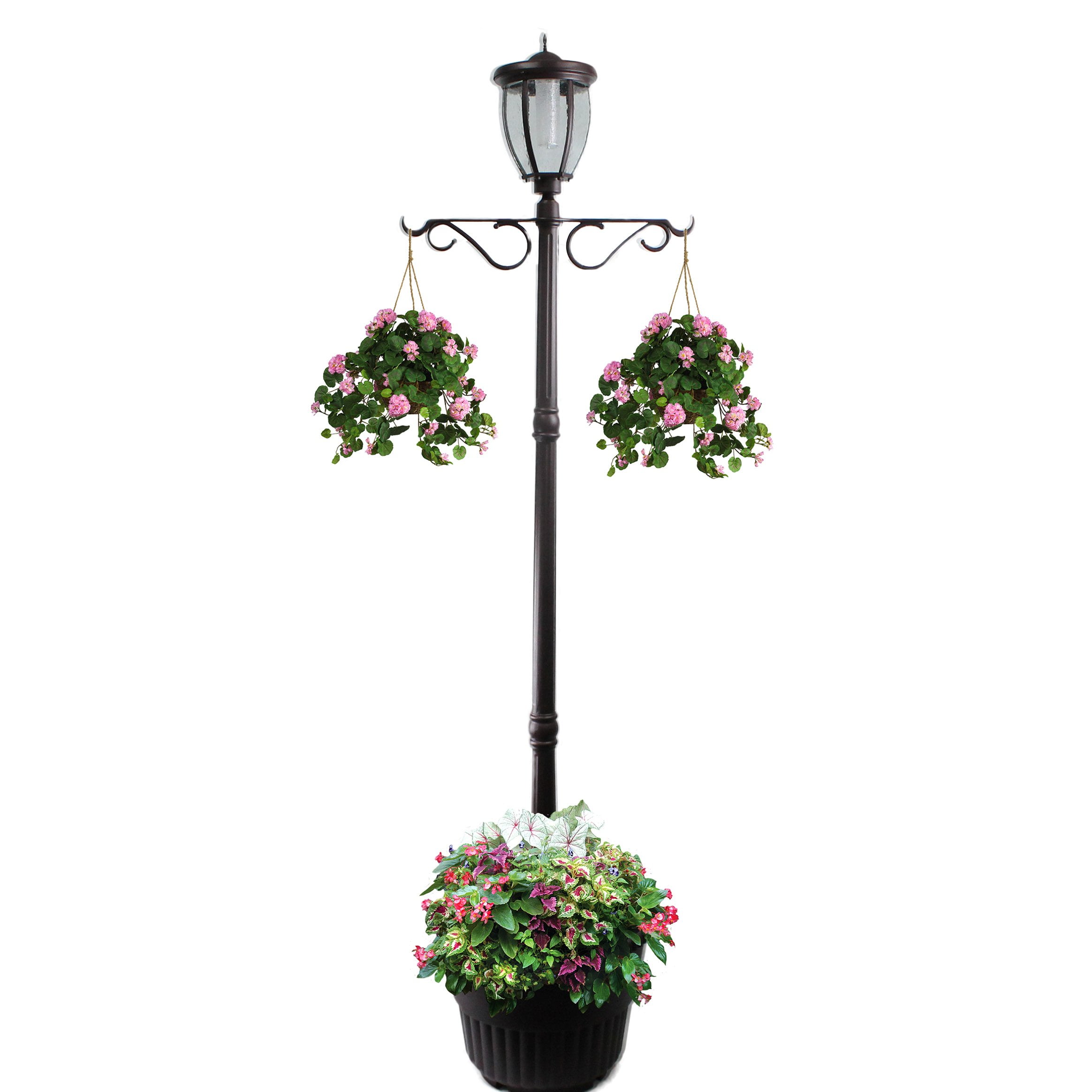 Solar light post planter Clearance