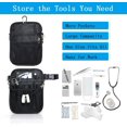 thumbnail image 5 of Riñonera de Enfermería, Riñonera de Enfermería para Enfermeras, Riñonera Médica, Bolsa Organizadora, para Enfermera, RN, CNA, NP, EMT-Negro, 5 of 5
