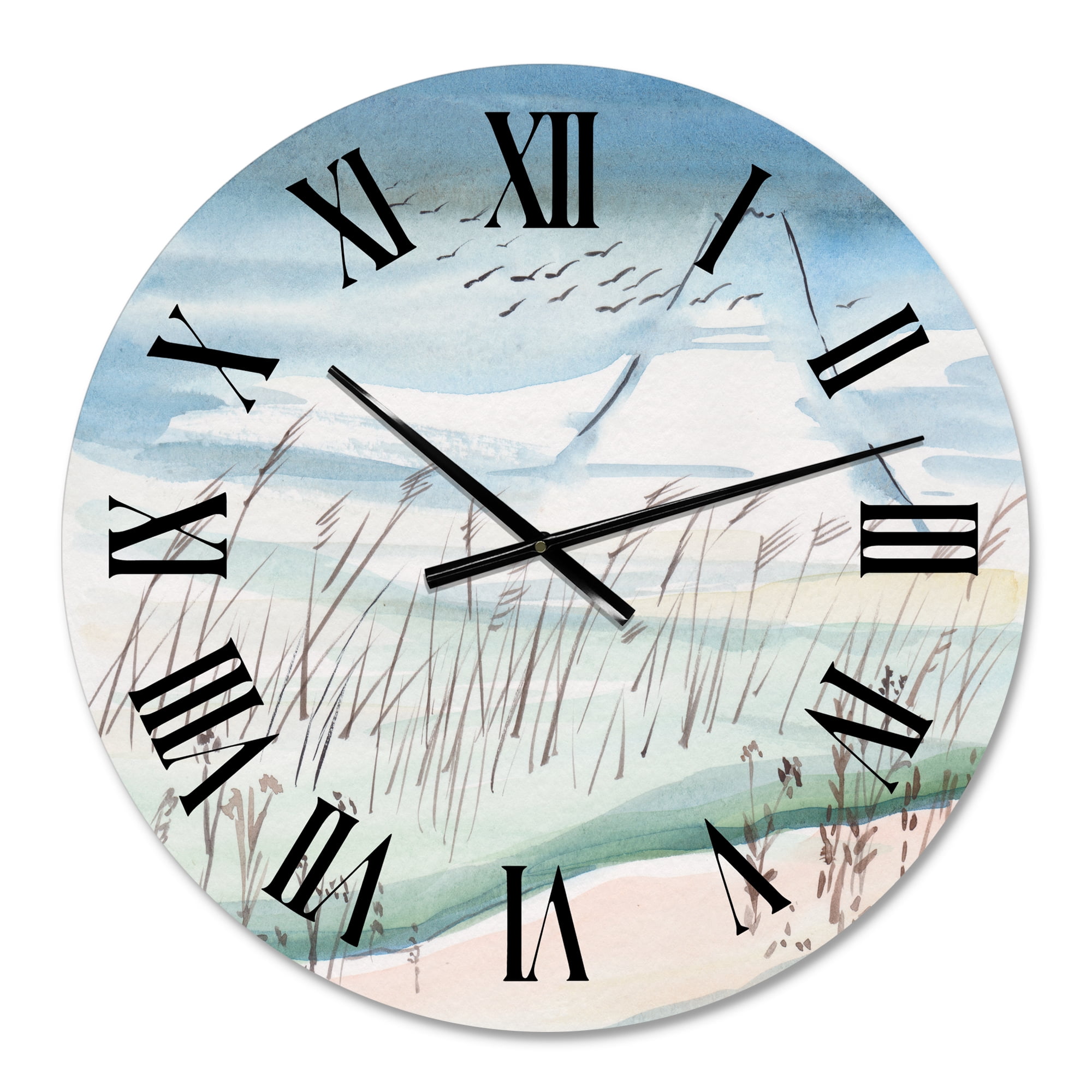 Designart 1 in Quartz Traditional Wall Clock