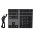 thumbnail image 2 of Teclado Numérico 34 Teclas, Teclado externo Mini Slim, Teclado Numérico Bt Recargable Accesorios Portátiles, Teclado de Trabajo Portátil para laptop, PC, 5.7 x 4.5 x 0.4 en, 2 of 7