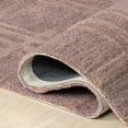 thumbnail image 6 of Rugs USA Mallory Plaid Wool Area Rug, 8' 6" x 11' 6", Mallory Mauve, 6 of 8
