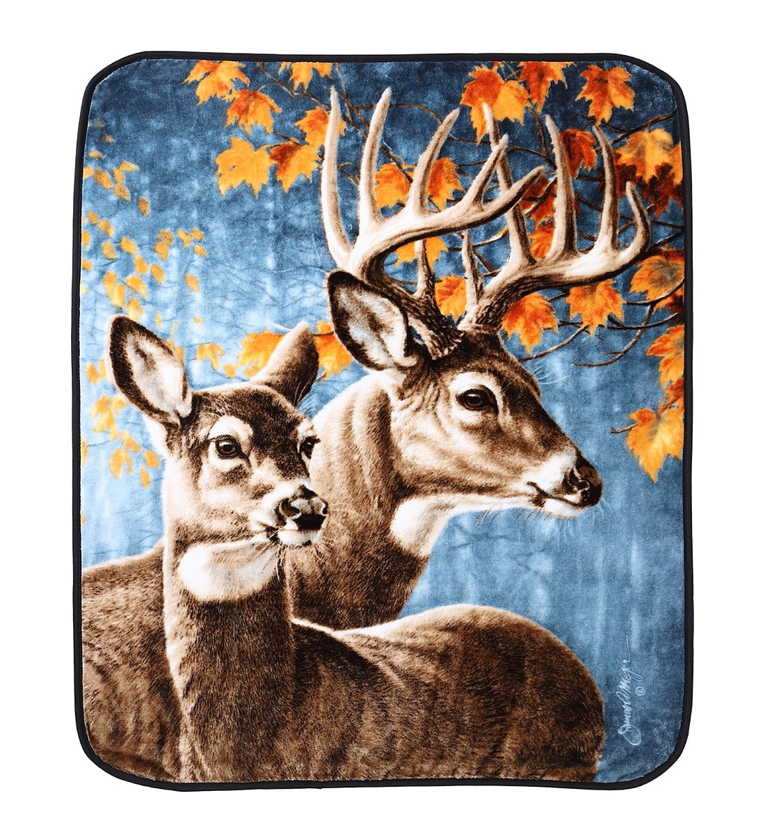 Wild Frontier 50X60 Plush Deer Throw