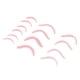 thumbnail image 3 of 7 pares de rizadores de pestañas de silicona para permanente, almohadillas reutilizables de diferentes tamaños para salones de belleza, color rosa, 3 of 14