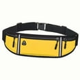 thumbnail image 2 of Running Belt Waist Pack Bag Handbag with Adjustable Strap Runners Fanny Pack Yellow, 2 of 9