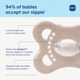 thumbnail image 3 of MAM Pacifier and MAM Pacifier Clip Value Pack (2 Pacifiers & 1 Clip), Pacifiers 0-6 Months, Baby Girl Pacifier Animals Design, Baby Pacifier Clips, 3 of 5