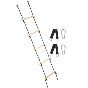 Durable Rope Fine Workmanship Safe Material Children Climbing Ladder, Children Swing Toy, for Indoor Outdoor Using Fitness Equipment