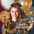 thumbnail image 4 of 30th Birthday Photo Booth Props, Birthday Party Decorations, Random Style 30 Birthday Party Supplies for Men Women 30 PCS, 4 of 5