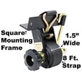 thumbnail image 2 of Rack-Strap 2 Pack, RS1K Right Angle Mounting Black Bracket, Bolt Mounting Hardware Included, Zinc-Yellow Hardware, 8 Foot Black Polyester Strap with J, 2 of 2