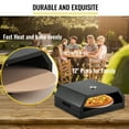 thumbnail image 3 of VEVOR Outdoor Pizza Oven, Stainless Steel Camp Pizza Oven, Pizza Oven Kit with Set of Professional Pizza Baking Tools Including 12" Cordierite Pizza Stone, Pizza Shovel, Pizza Cutter, Thermometer, 3 of 9
