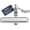 Silver, variant on Lawrence Hardware Medium Duty Door Closer, Grade 2 Adjustable Commercial Door Closer for Doors