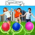thumbnail image 2 of Skip Ball Children Exercise Coordination And Balance Hop Jump Playground Toy_happyshop Fluorescent Orange, 2 of 4